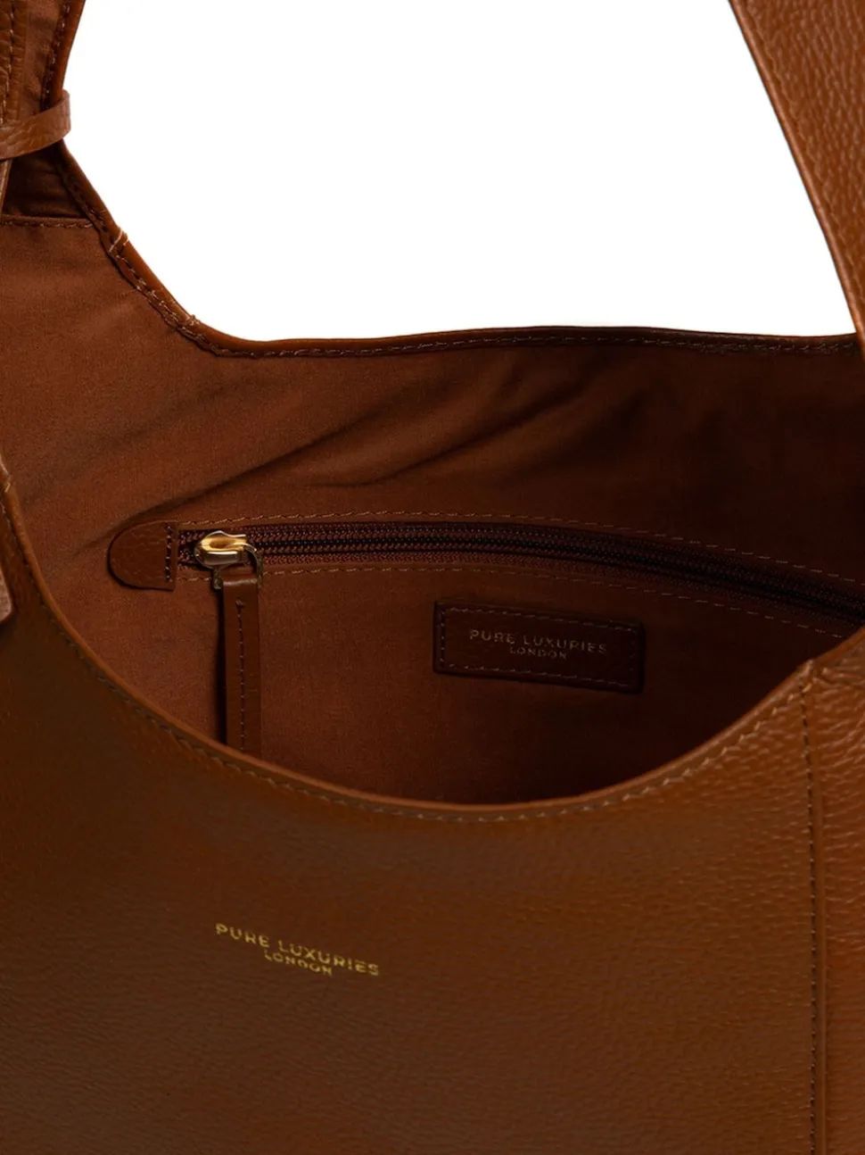 Pure Luxuries London Nina Leather Shoulder Bag