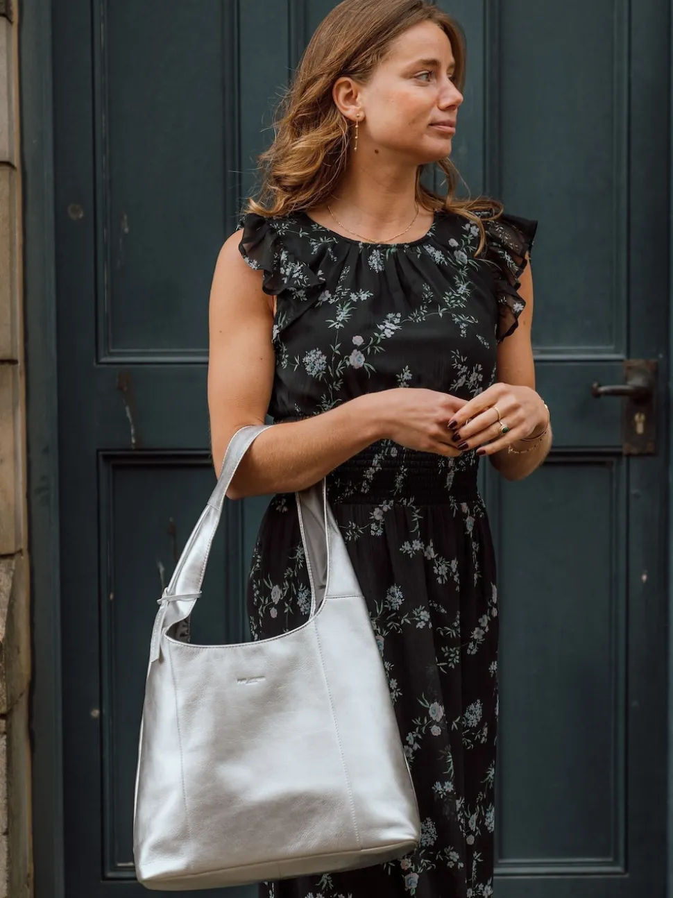 Pure Luxuries London Nina Leather Shoulder Bag