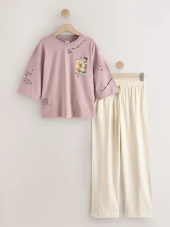 Purple Breakfast Short Sleeve Pyjamas