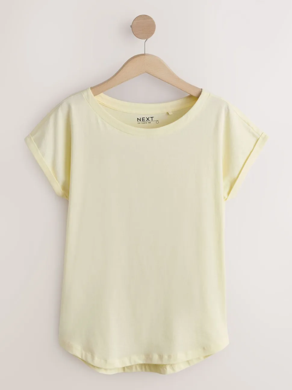 Purple/Blue/Butter Yellow/Pink/White Cap Sleeve T-Shirts 5 Pack