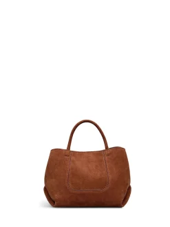 Radley Brown Suede The Compton Small Grab Bag