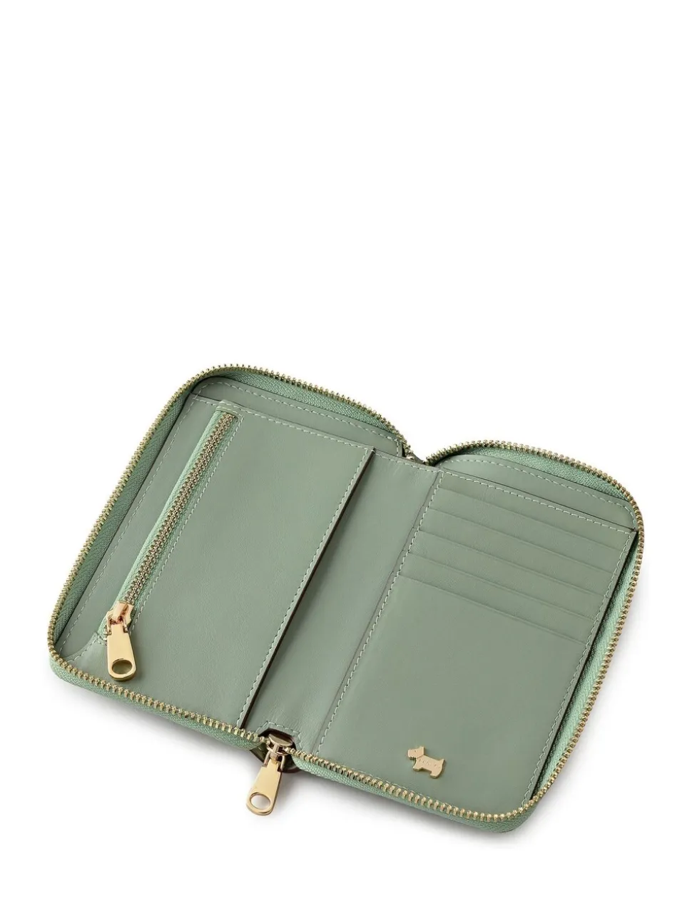 Radley Light Green Pockets Medium Purse