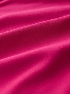 Raspberry Pink Cape Maxi Dress