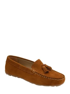 Ravel Brown Leather Loafers
