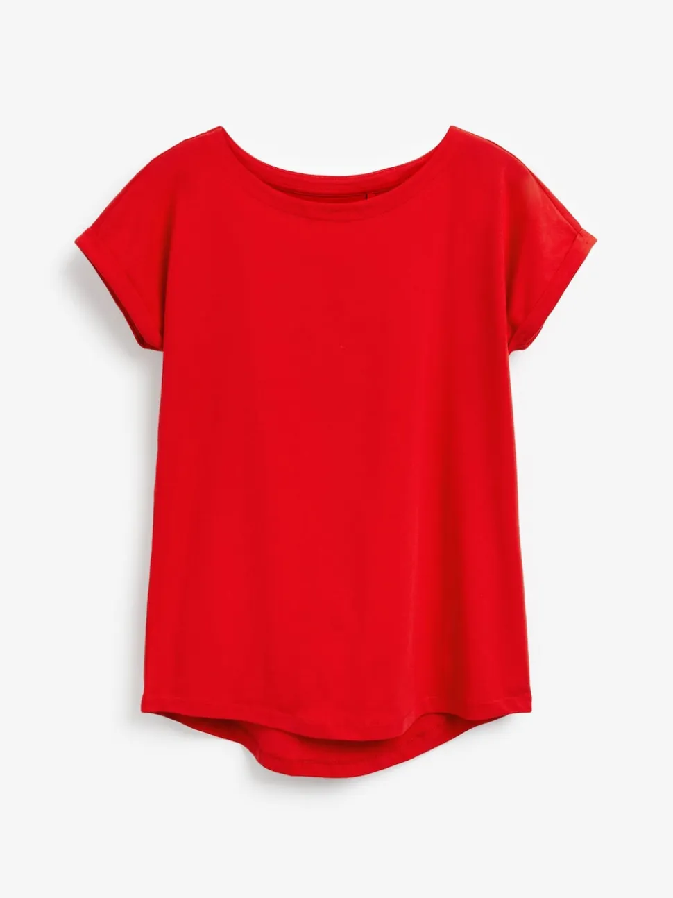 Red Cap Sleeve T-Shirt