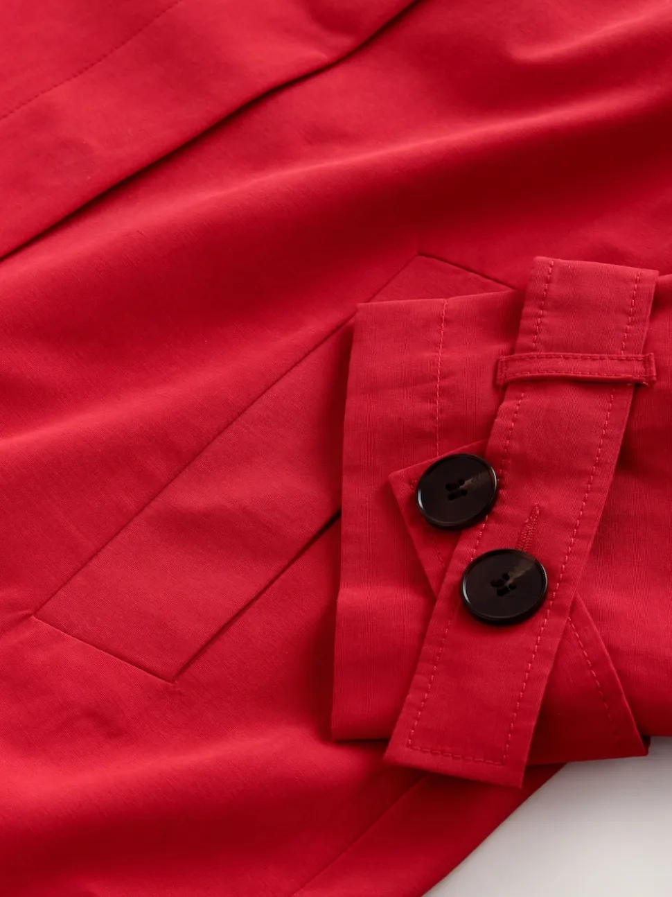 Red Dolly Trench Coat