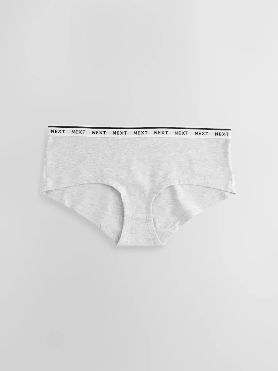 Red Tablescape Print Short Cotton Logo Knickers 7 Pack