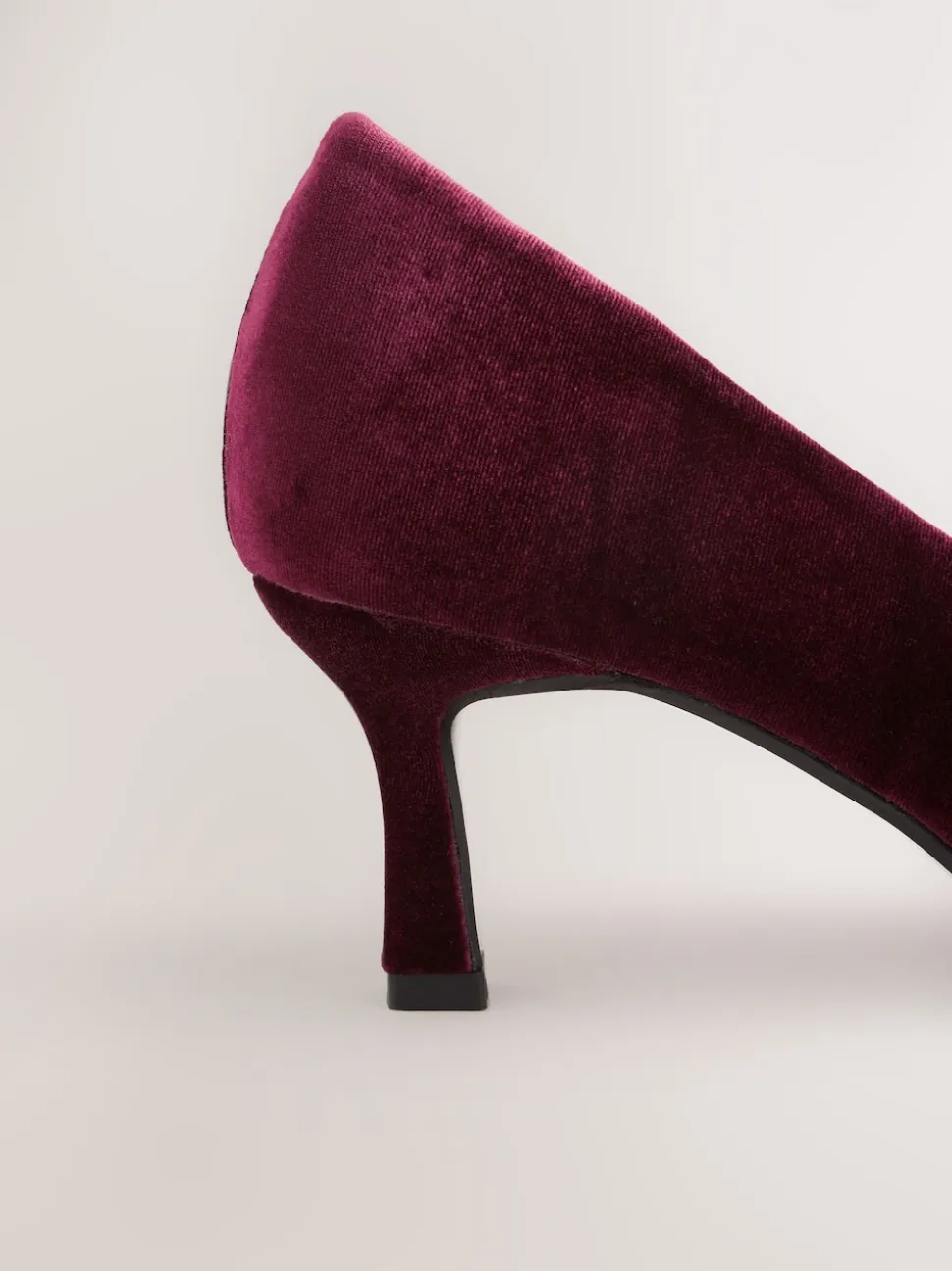 Red Velvet Forever Comfort Jewel Trim Pointed Court Heels