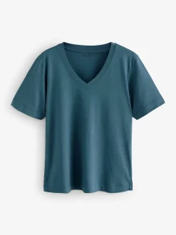 Red/Teal Modal Slouch Short Sleeve T-Shirt 3 Pack