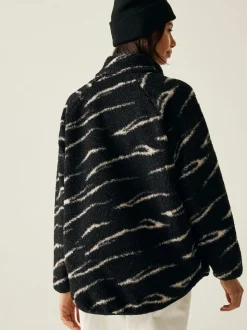 Regatta Black Frankie Borg Full Zip Fleece