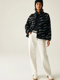 Regatta Black Frankie Borg Full Zip Fleece
