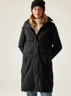 Regatta Black Yannta Isotex Waterproof Breathable Coat