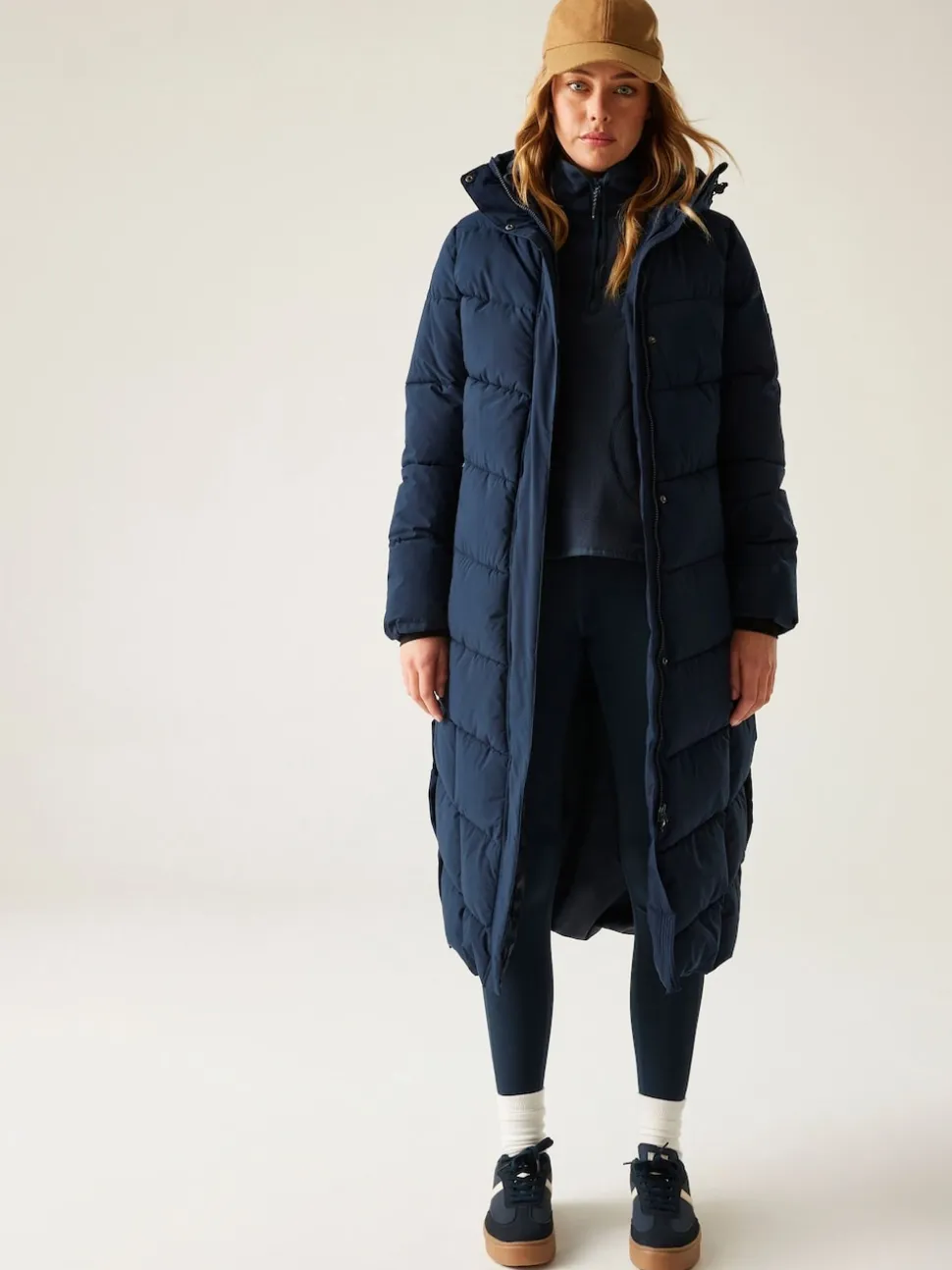 Regatta Blue Eloria Heavyweight Water Repellent Stretch Coat