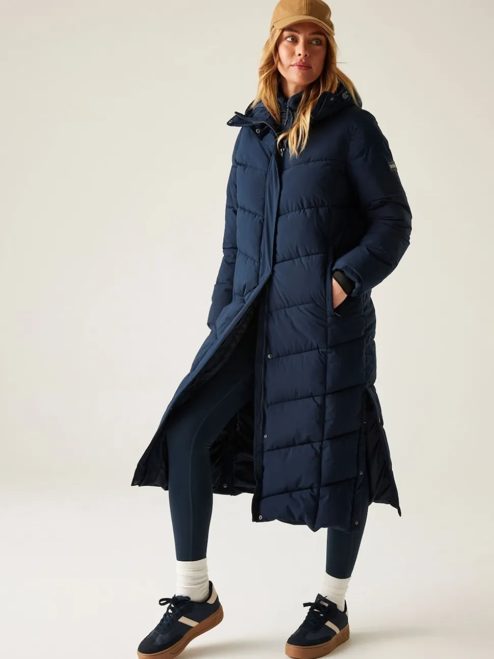 Regatta Blue Eloria Heavyweight Water Repellent Stretch Coat