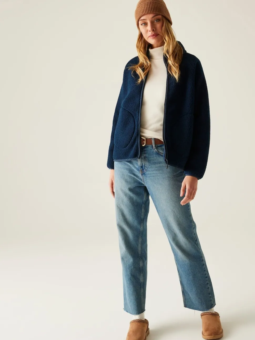 Regatta Blue Frankie Borg Full Zip Fleece