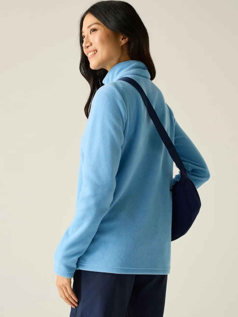Regatta Blue Sweetheart Zip Neck Fleece