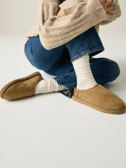 Regatta Brown Solace Slipper Faux Fur Slippers