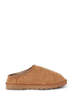 Regatta Brown Solace Slipper Faux Fur Slippers