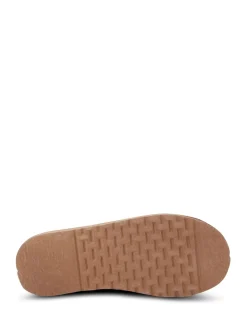 Regatta Brown Solace Slipper Faux Fur Slippers