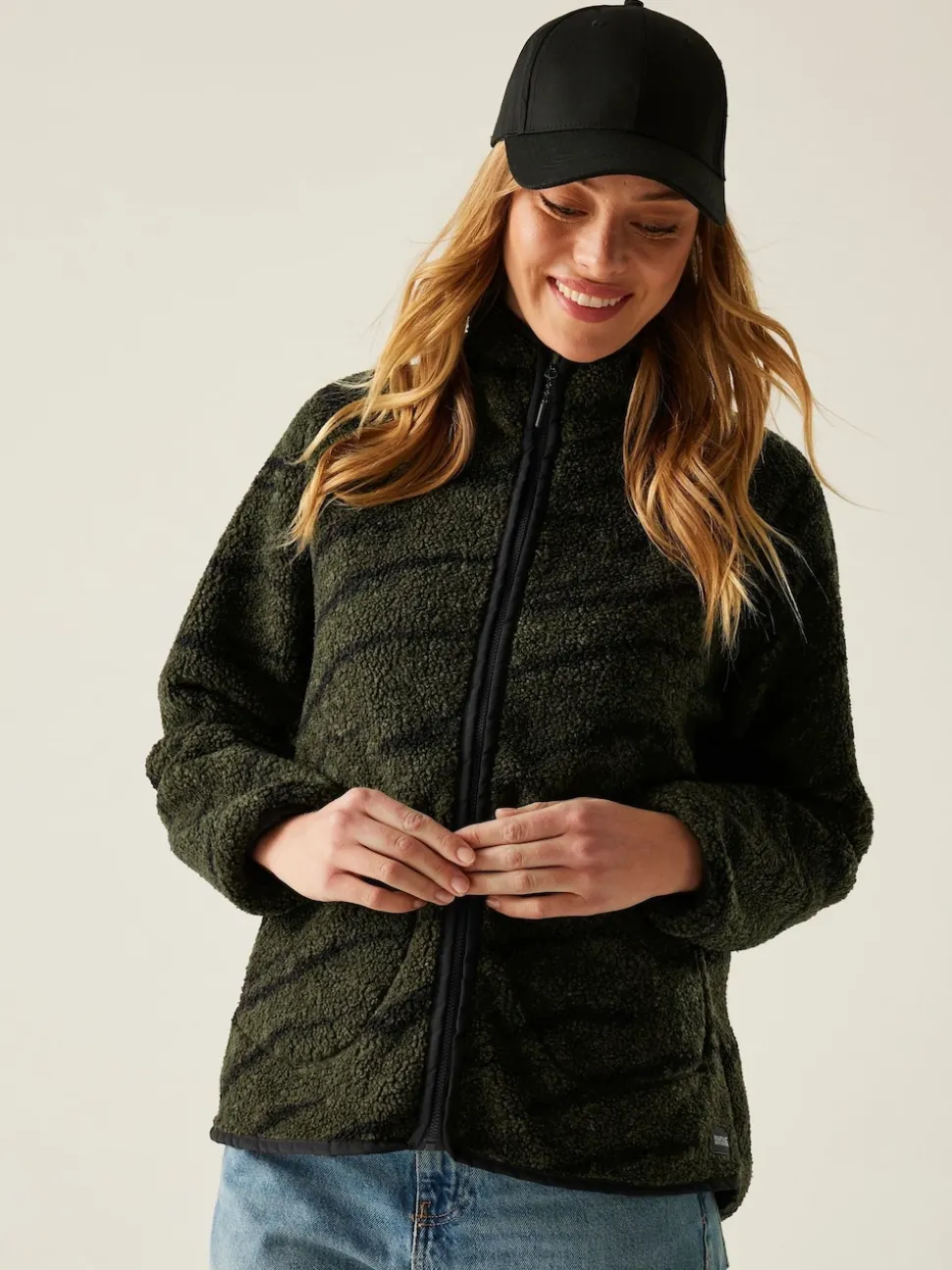 Regatta Green Frankie Borg Full Zip Fleece