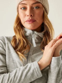 Regatta Grey Mayse Full Zip Marl Fabric Fleece