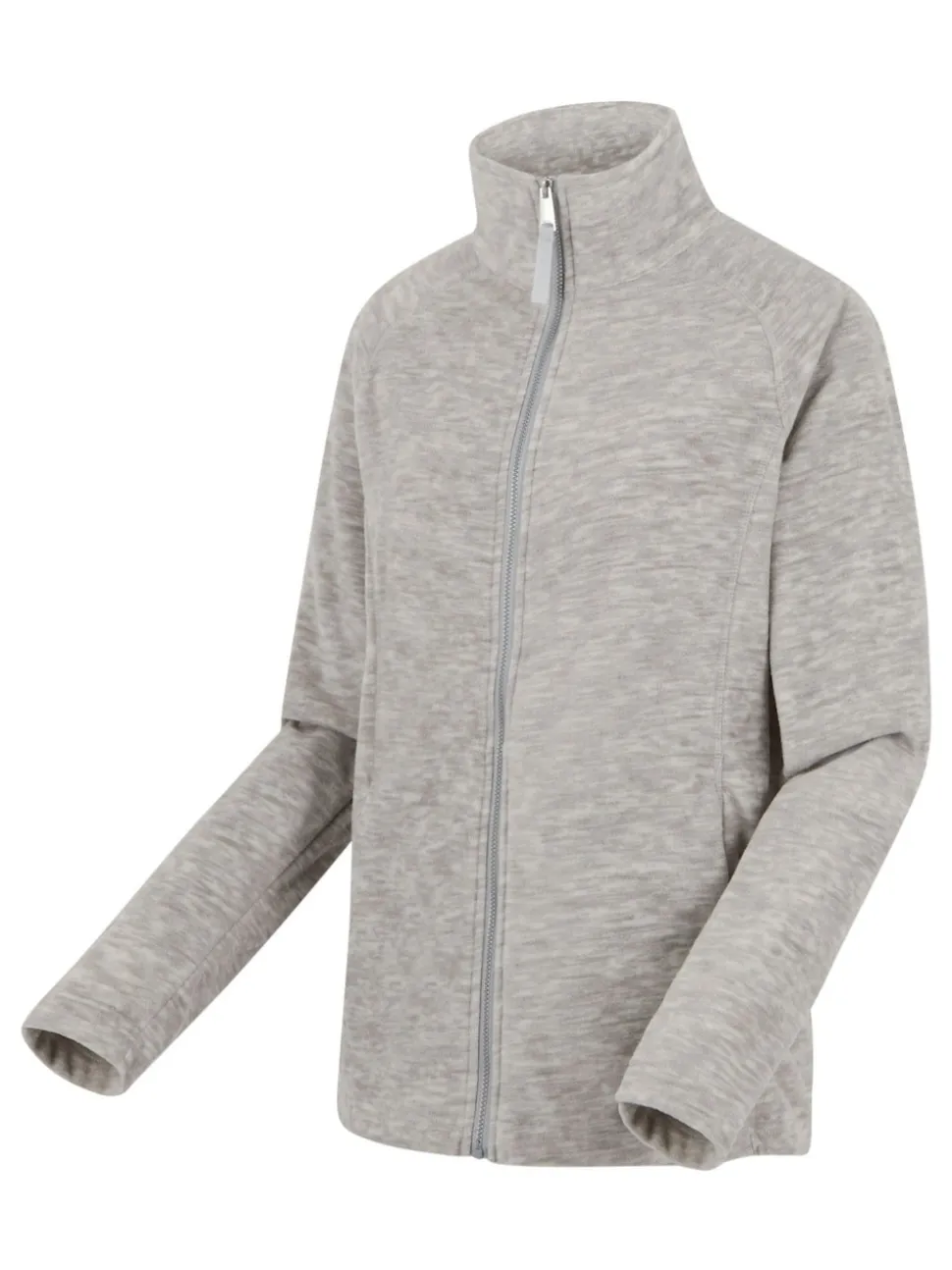 Regatta Grey Mayse Full Zip Marl Fabric Fleece
