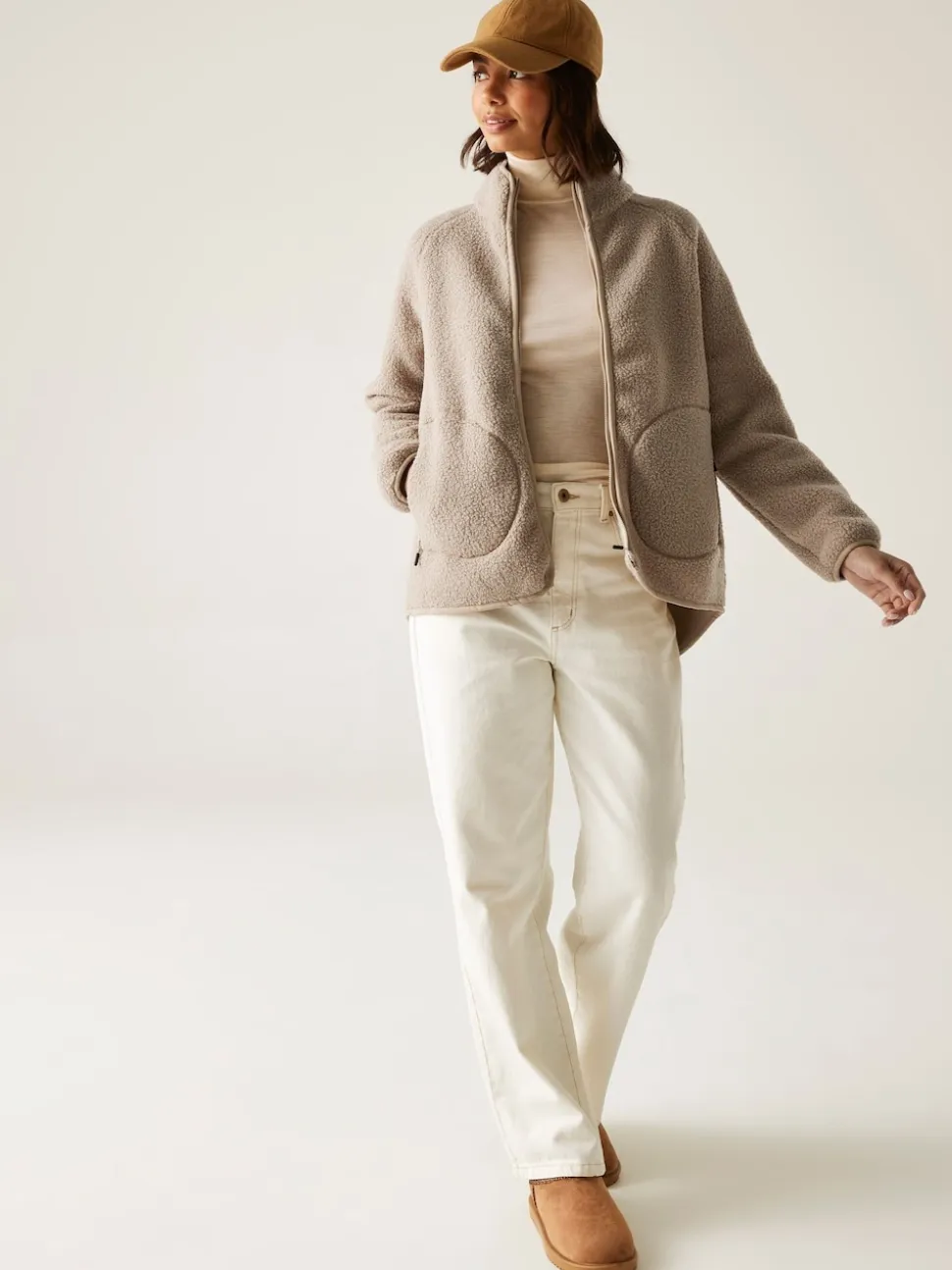 Regatta Natural Frankie Borg Full Zip Fleece