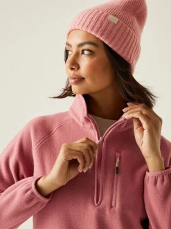 Regatta Pink Womens Frankie Half Zip Fleece