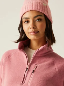Regatta Pink Womens Frankie Half Zip Fleece