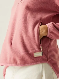 Regatta Pink Womens Frankie Half Zip Fleece