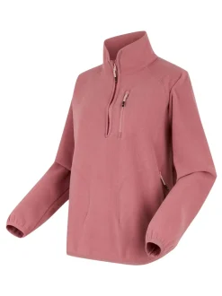 Regatta Pink Womens Frankie Half Zip Fleece