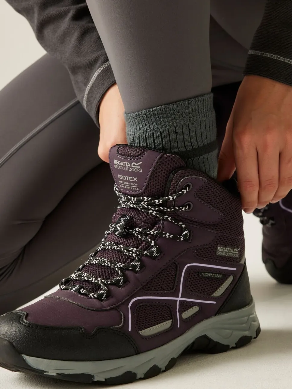 Regatta Purple Womens Vendeavour Walking Boots
