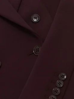 Reiss Berry Gabi Double-Breasted Suit Blazer