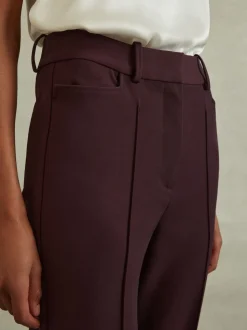 Reiss Berry Gabi Petite Flared Suit Trousers