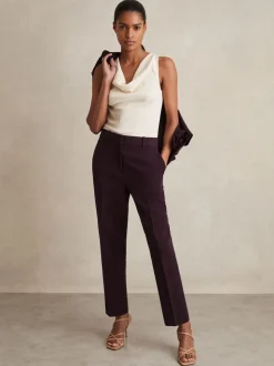 Reiss Berry Gabi Petite Slim-Fit Suit Trousers