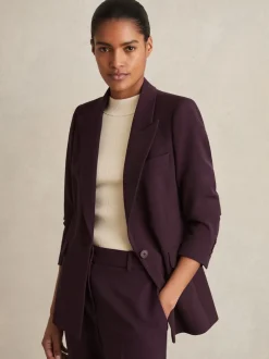 Reiss Berry Gabi Petite Tailored Single Breasted Suit Blazer