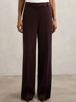 Reiss Berry Gabi Petite Wide-Leg Suit Trousers