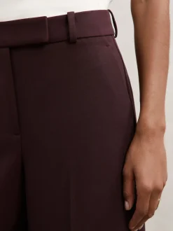 Reiss Berry Gabi Petite Wide-Leg Suit Trousers