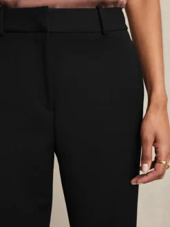 Reiss Black Gabi Slim-Fit Suit Trousers