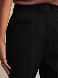 Reiss Black Gabi Slim-Fit Suit Trousers