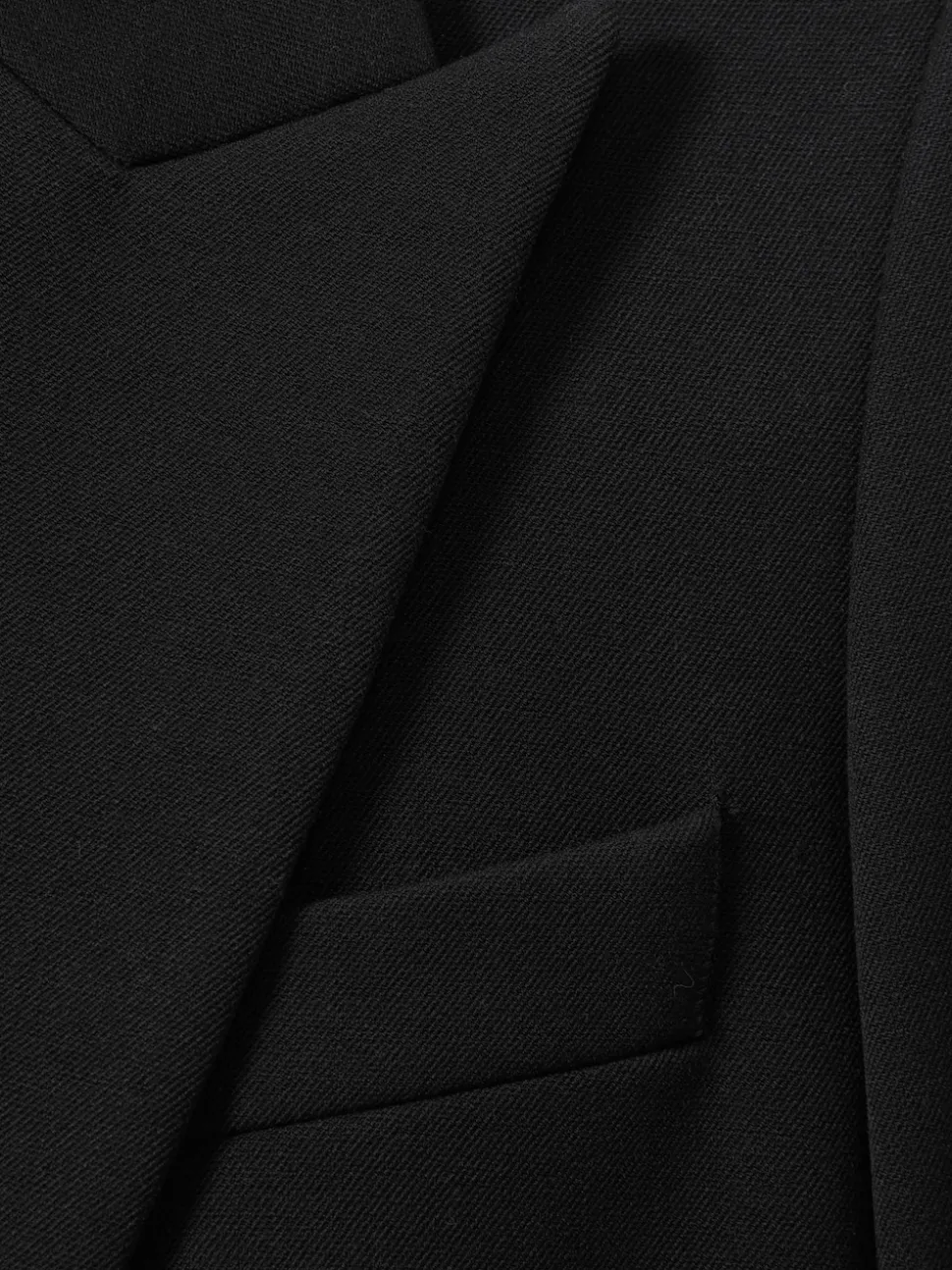 Reiss Black Gabi Tailored Single Breasted Suit Blazer