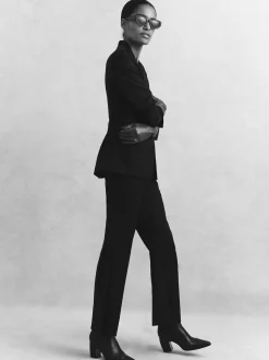 Reiss Black Haisley Petite Single Breasted Suit Blazer