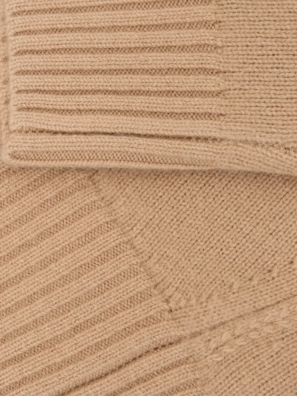 Reiss Camel Ella Wool-Cashmere Crew-Neck Jumper