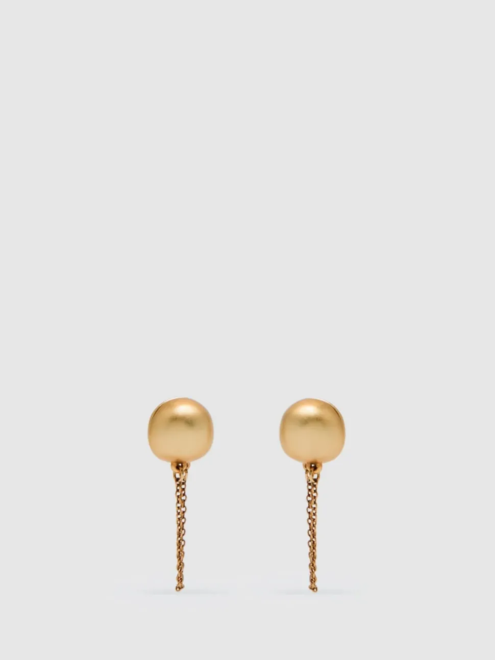 Reiss Gold Demi Double Stud Earrings