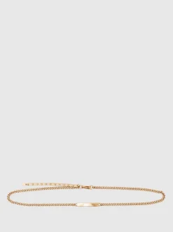 Reiss Gold Georgia Chain-Link Belt