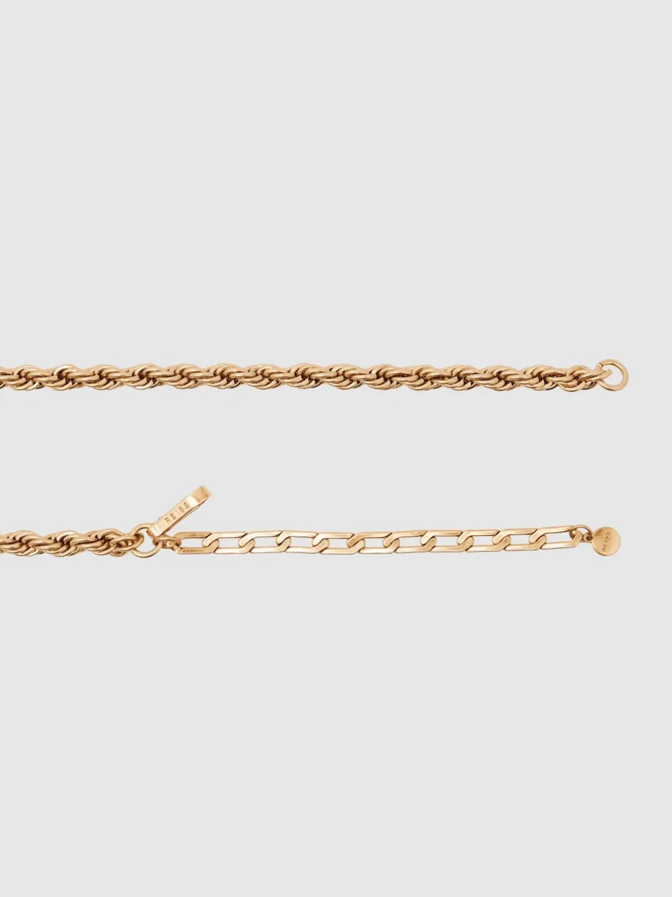 Reiss Gold Isabella Twist Chain Belt