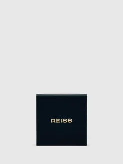 Reiss Gold Thea Tone Twist Enamel Cuff Bracelet