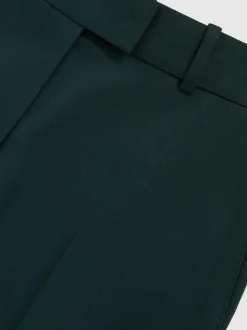 Reiss Green Jade Wool-Blend Slim-Fit Suit Trousers
