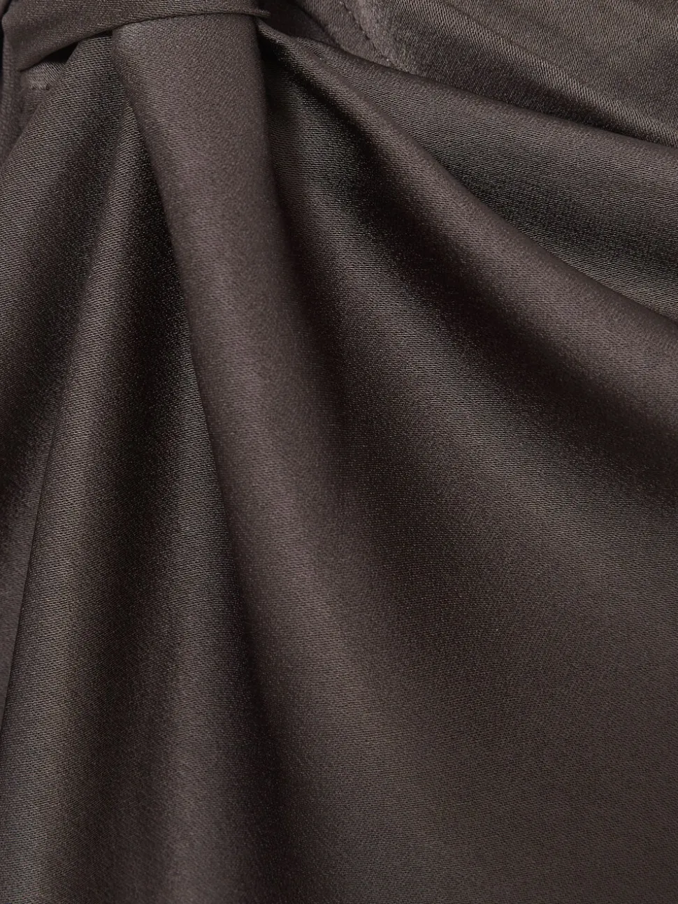 Reiss Mauve Kenzie Satin Asymmetric Draped Midi Dress