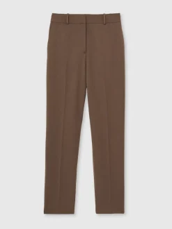 Reiss Mink Neutral Gabi Slim-Fit Suit Trousers